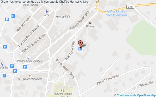 plan Usine De Céramique De La Compagnie Charles Hanser Altkirch Altkirch