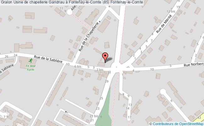 Usine de chapellerie Gandriau à Fontenay-le-Comte (85)