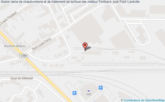 usine de chaudronnerie et de traitement de surface des métaux Trimbach, puis Fulor