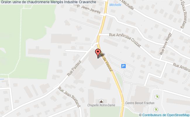 plan Usine De Chaudronnerie Mengès Industrie Cravanche Cravanche
