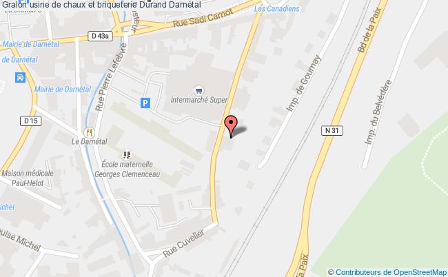 plan Usine De Chaux Et Briqueterie Durand Darnétal Darnétal