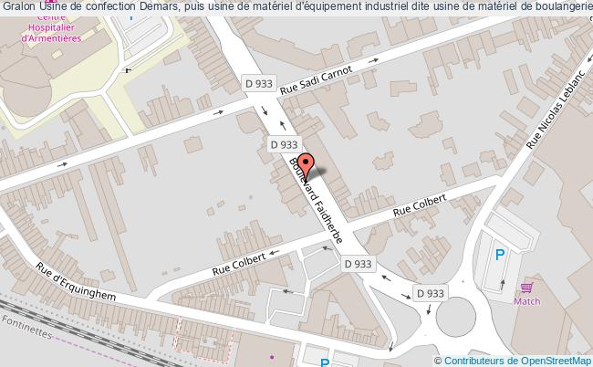 Usine de confection Demars, puis usine de matériel d'équipement industriel dite usine de matériel de boulangerie Boidin à Armentières (59)