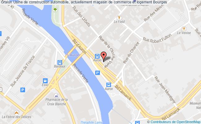 plan Usine De Construction Automobile, Actuellement Magasin De Commerce Et Logement Bourges Bourges