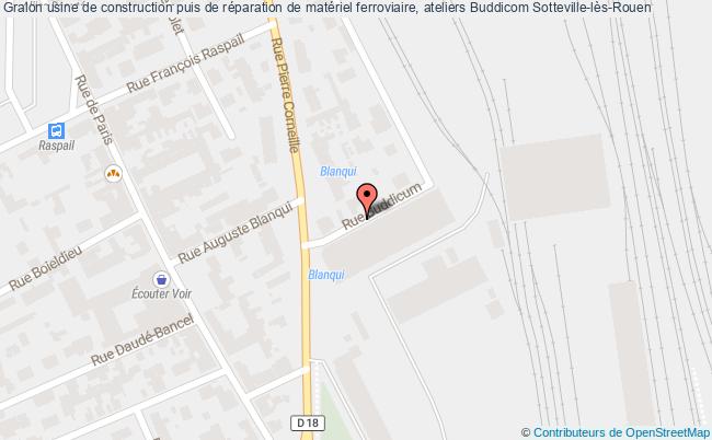 usine de construction puis de réparation de matériel ferroviaire, ateliers Buddicom