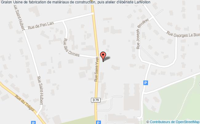 plan Usine De Fabrication De Matériaux De Construction, Puis Atelier D'ébéniste Lanvollon Lanvollon