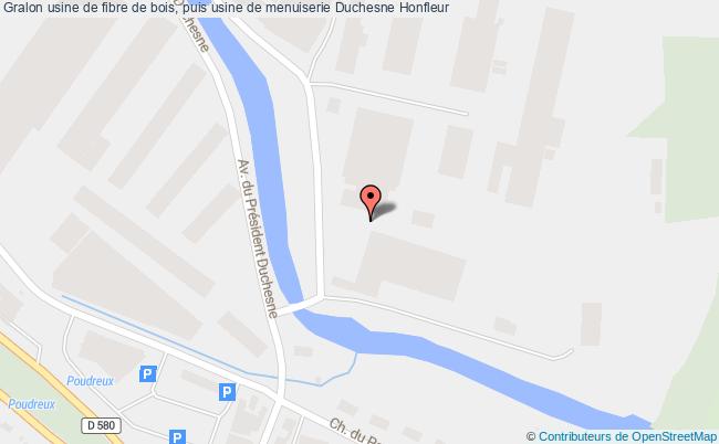 plan Usine De Fibre De Bois, Puis Usine De Menuiserie Duchesne Honfleur Honfleur