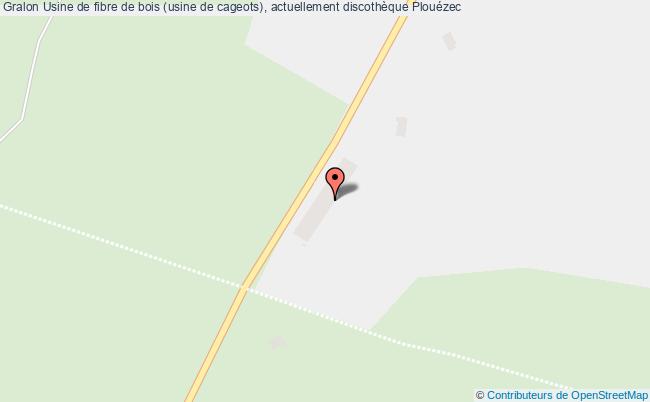 plan Usine De Fibre De Bois (usine De Cageots), Actuellement Discothèque Plouézec Plouézec