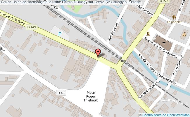 Usine de flaconnage dite usine Darras à Blangy sur Bresle (76)