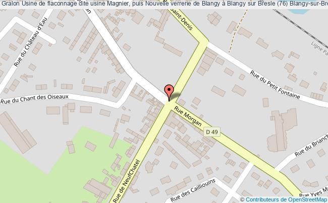 Usine de flaconnage dite usine Magnier, puis Nouvelle verrerie de Blangy à Blangy sur Bresle (76)