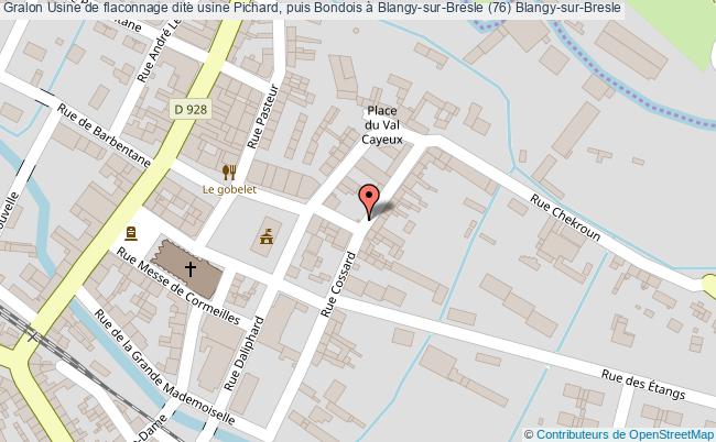 Usine de flaconnage dite usine Pichard, puis Bondois à Blangy-sur-Bresle (76)