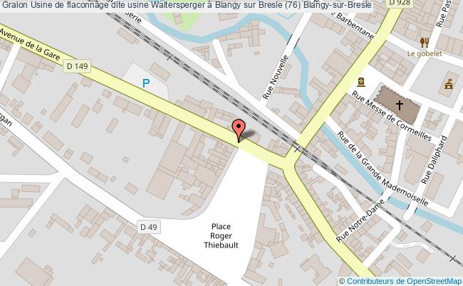 Usine de flaconnage dite usine Waltersperger à Blangy sur Bresle (76)