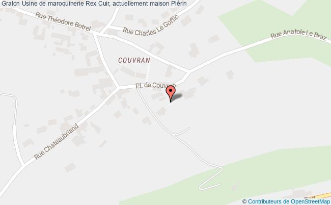 plan Usine De Maroquinerie Rex Cuir, Actuellement Maison Plérin Plérin