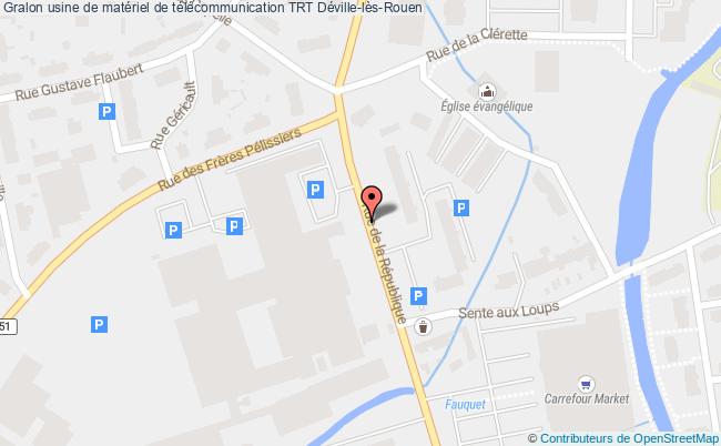 plan Usine De Matériel De Télécommunication Trt Déville-lès-rouen Déville-lès-Rouen