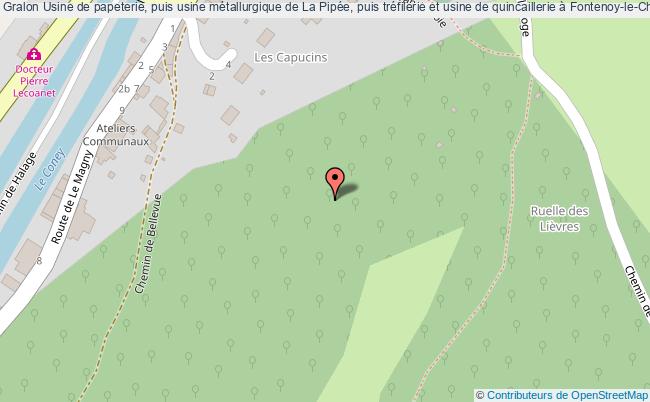 Usine de papeterie, puis usine métallurgique de La Pipée, puis tréfilerie et usine de quincaillerie à Fontenoy-le-Château (88)