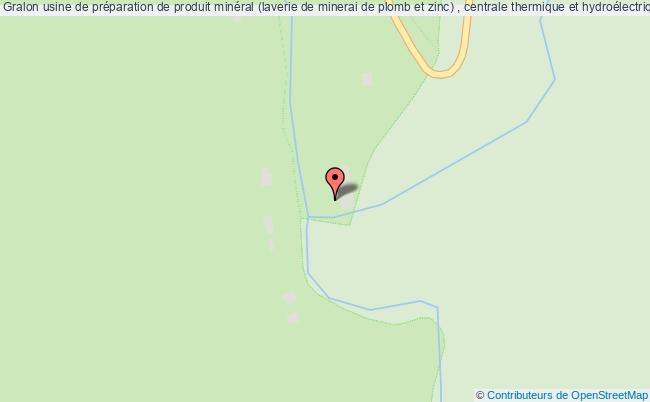 usine de préparation de produit minéral (laverie de minerai de plomb et zinc) , centrale thermique et hydroélectrique des mines de Villemagne