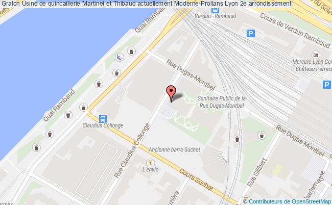 plan Usine De Quincaillerie Martinet Et Thibaud Actuellement Moderne-prolians Lyon 2e Arrondissement Lyon 2e arrondissement