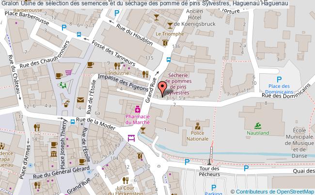 Usine de sélection des semences et du séchage des pomme de pins Sylvestres, Haguenau