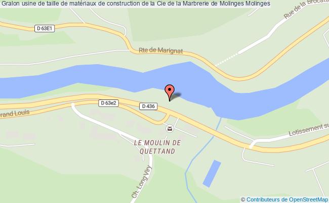 plan Usine De Taille De Matériaux De Construction De La Cie De La Marbrerie De Molinges Molinges Molinges