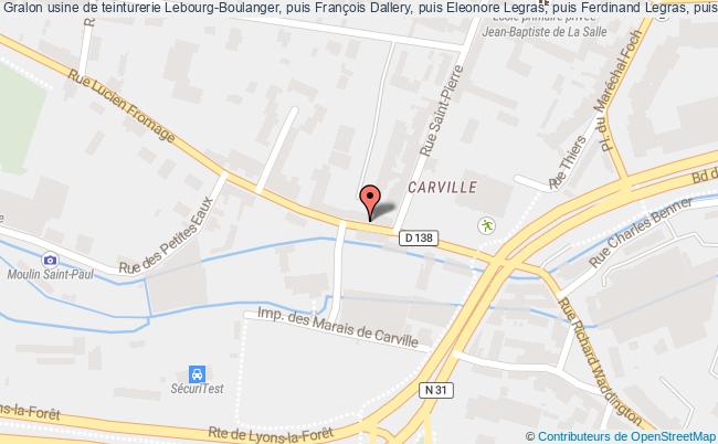 plan Usine De Teinturerie Lebourg-boulanger, Puis François Dallery, Puis Eleonore Legras, Puis Ferdinand Legras, Puis Ferme, Actuellement Maison Darnétal Darnétal