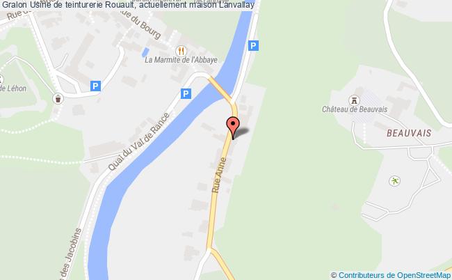 plan Usine De Teinturerie Rouault, Actuellement Maison Lanvallay Lanvallay