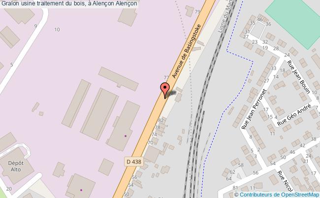plan Usine Traitement Du Bois, à Alençon Alençon Alençon