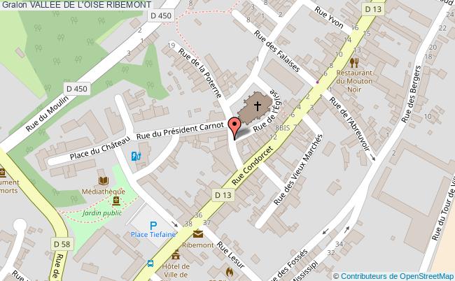plan Vallee De L'oise Ribemont RIBEMONT