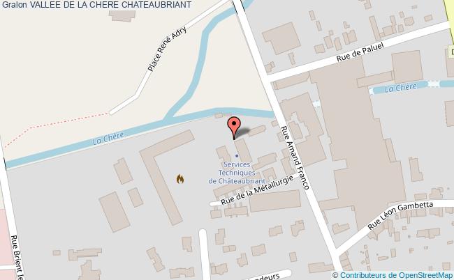 plan Vallee De La Chere Chateaubriant CHATEAUBRIANT