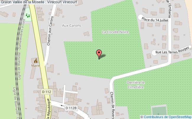 plan Vallée De La Moselle : Virecourt Virecourt Virecourt