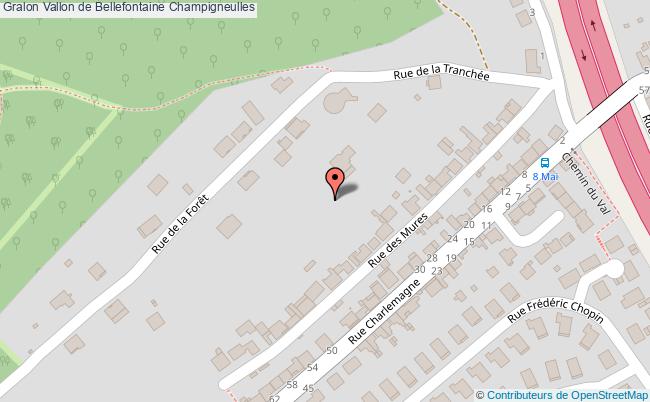 plan Vallon De Bellefontaine Champigneulles Champigneulles