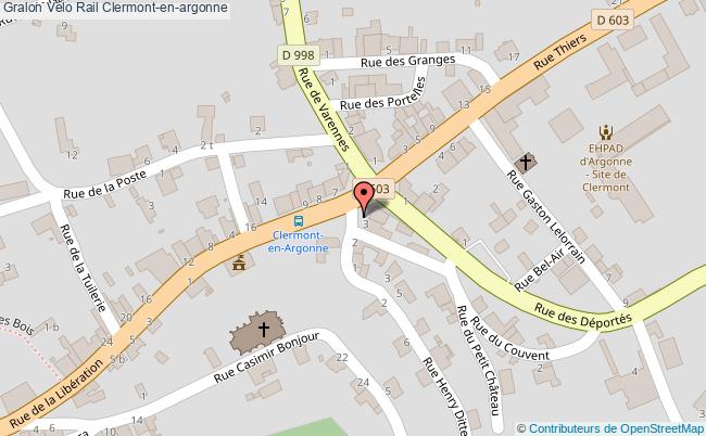 plan Vélo Rail Clermont-en-argonne Clermont-en-argonne