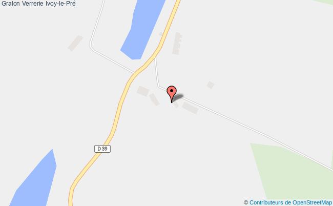 plan Verrerie Ivoy-le-pré Ivoy-le-Pré