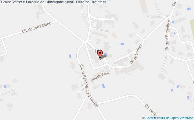 plan Verrerie Laroque De Chavagnac Saint-hilaire-de-brethmas Saint-Hilaire-de-Brethmas