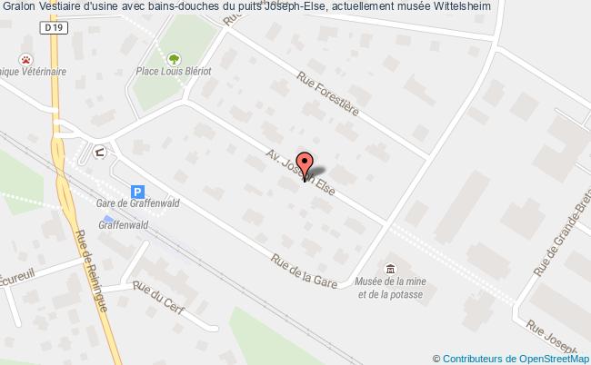 Vestiaire d'usine avec bains-douches du puits Joseph-Else, actuellement musée