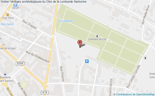 Vestiges archéologiques du Clos de la Lombarde