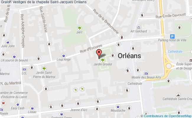 plan Vestiges De La Chapelle Saint-jacques Orléans Orléans