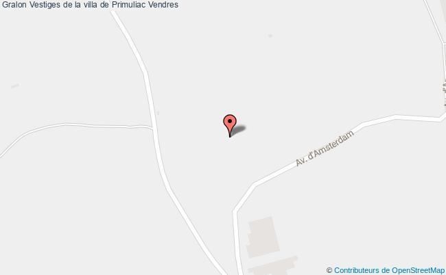 Vestiges de la villa de Primuliac