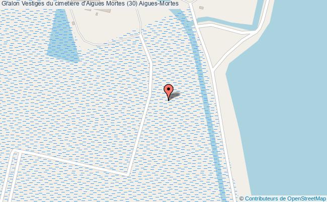 Vestiges du cimetière d'Aigues Mortes (30)