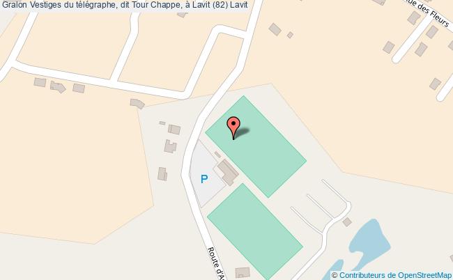 plan Vestiges Du Télégraphe, Dit Tour Chappe, à Lavit (82) Lavit Lavit