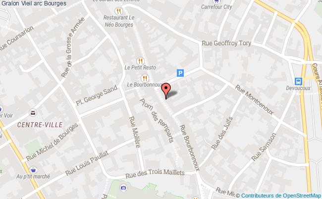 plan Vieil Arc Bourges Bourges