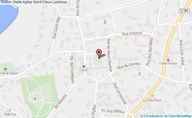 plan Vieille église Saint-cieux Lancieux Lancieux