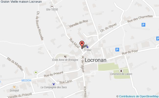 plan Vieille Maison Locronan Locronan