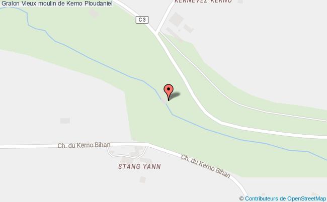 plan Vieux Moulin De Kerno Ploudaniel Ploudaniel
