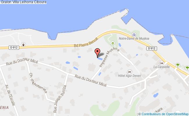 plan Villa Leïhorra Ciboure Ciboure