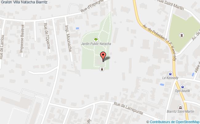 plan Villa Natacha Biarritz Biarritz