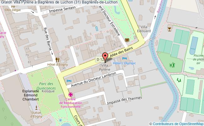 plan Villa Pyrène à Bagnères De Luchon (31) Bagnères-de-luchon Bagnères-de-Luchon