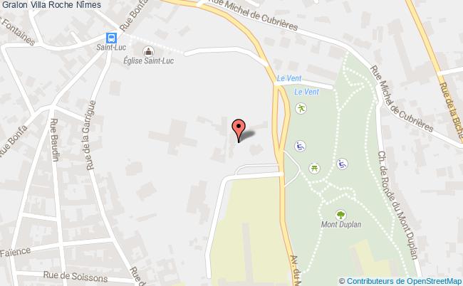 plan Villa Roche Nîmes Nîmes