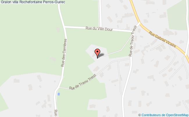 plan Villa Rochefontaine Perros-guirec Perros-Guirec