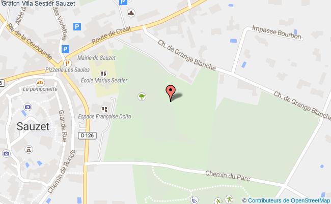 plan Villa Sestier Sauzet Sauzet