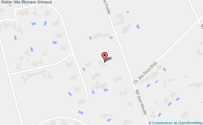 plan Villa Seynave Grimaud Grimaud