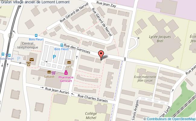 plan Village Ancien De Lormont Lormont Lormont